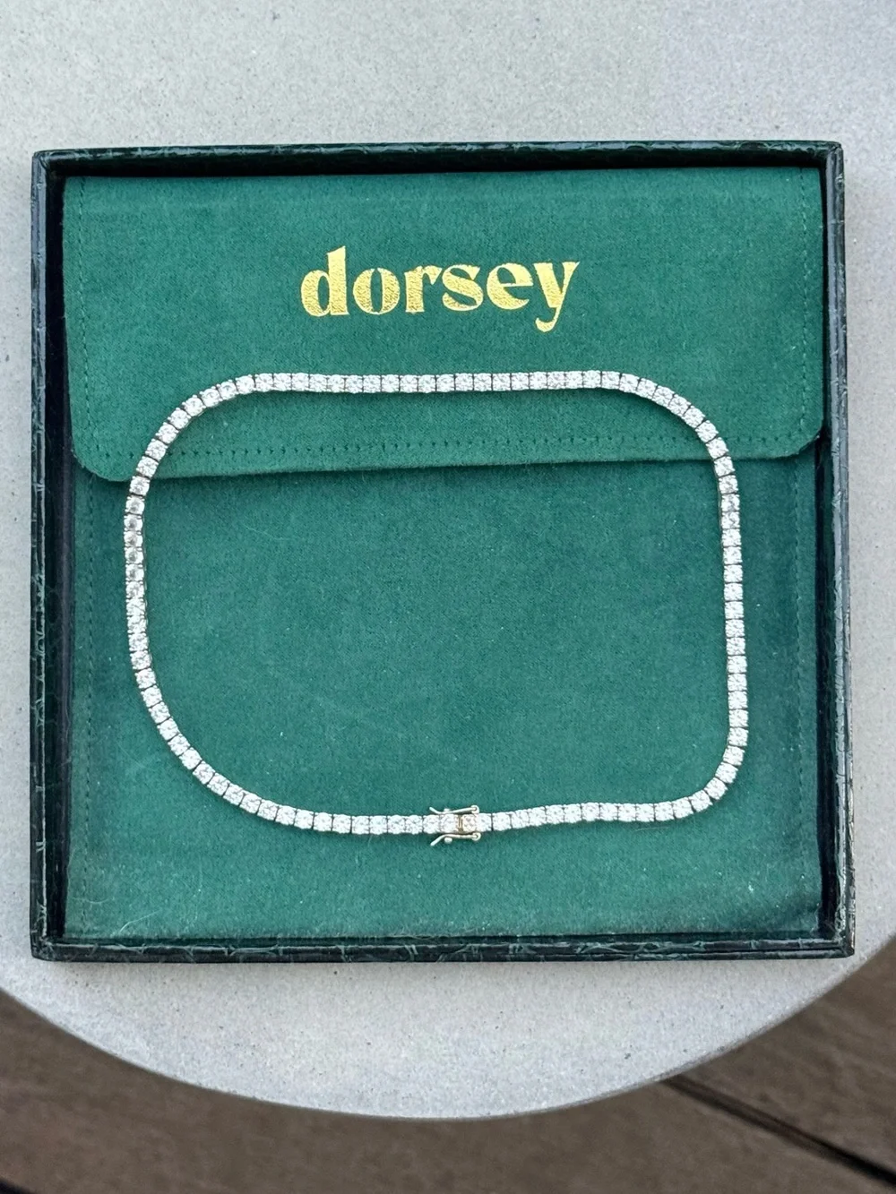 Dorsey Riviere Tennis Necklace - 16" - Picture 1 of 4